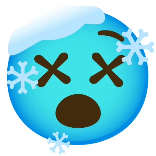 Снежный ком emoji 😵