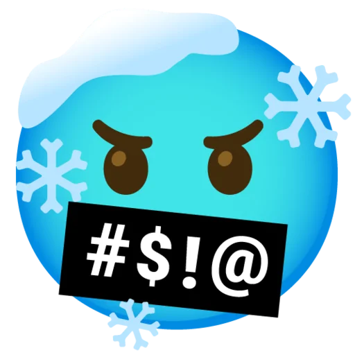 Снежный ком emoji 🤬