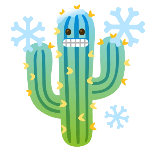 Снежный ком emoji 🌵