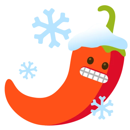 Снежный ком emoji 🌶