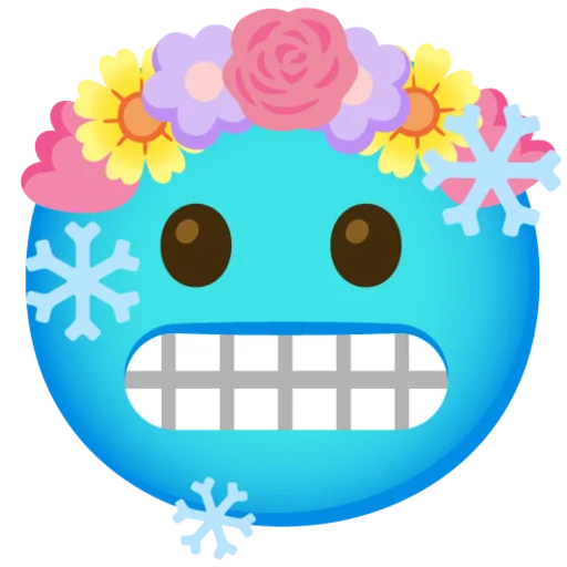 Снежный ком emoji 🌷