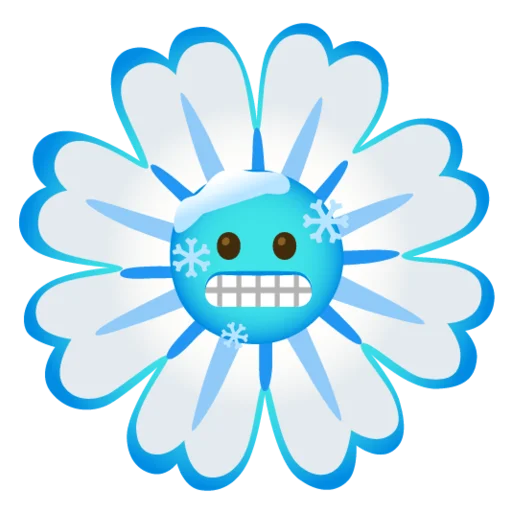 Снежный ком emoji 🌼