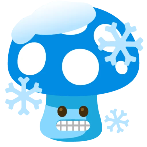 Снежный ком emoji 🍄