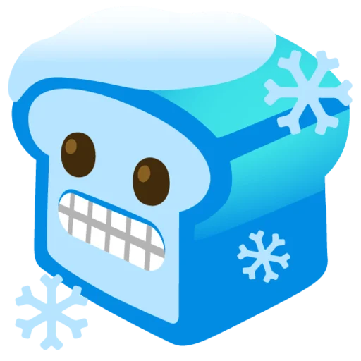 Стікер Telegram «Снежный ком» 🍞