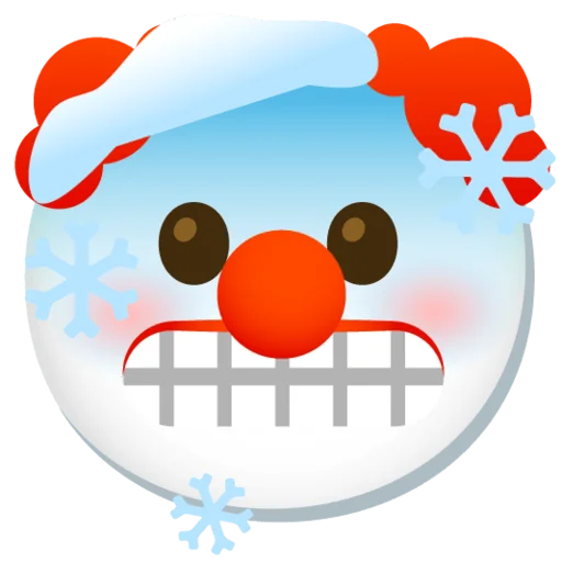 Снежный ком emoji 🤡