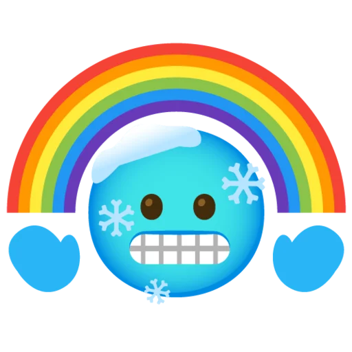 Снежный ком emoji 🌈