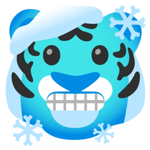 Снежный ком emoji 🐯