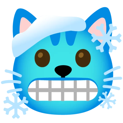 Снежный ком emoji 🐱