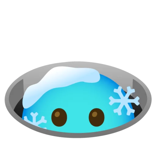 Telegram stiker «Снежный ком » 🕳