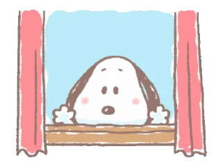 Эмодзи Snoopy animated stickers 🪟
