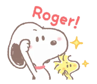 Snoopy animated stickers emoji ✅