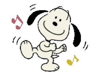 Snoopy animated stickers stiker 🕺