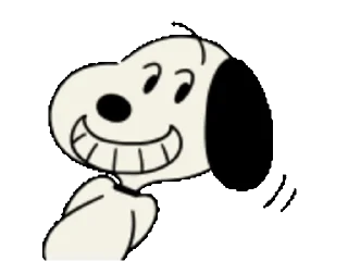 Стикер Snoopy animated stickers 😁