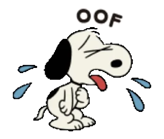 Snoopy animated stickers stiker 🥵