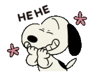 Стикер Snoopy animated stickers 😄