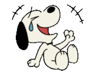 Snoopy animated stickers sticker 🤣