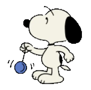 Snoopy animated stickers sticker 🪀