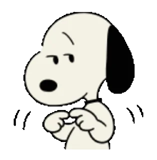 Стикер Snoopy animated stickers 👉
