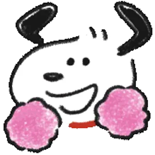 Snoopy Drawn☆ stiker 👏