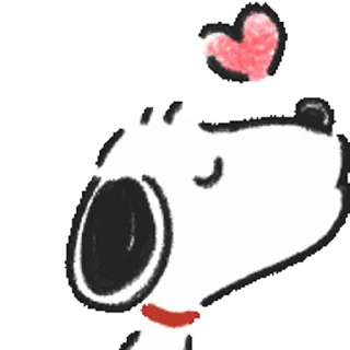 Snoopy Drawn☆ emoji 💙