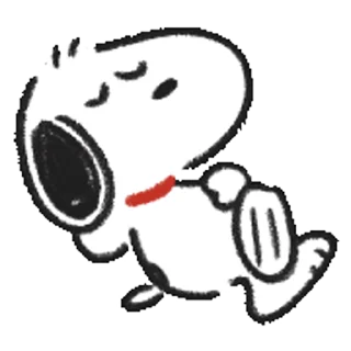 Snoopy Drawn☆ stiker 💭
