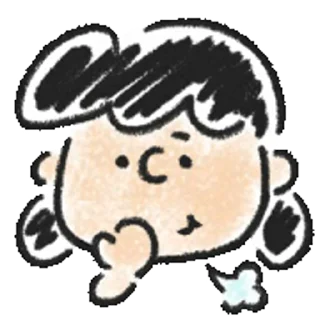 Snoopy Drawn☆ sticker 🤔