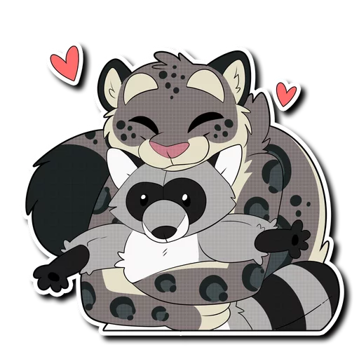 Snow Leopard (round 2!) emoji 🤗