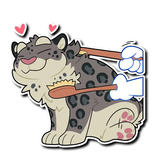 Стикер Snow Leopard (round 2!) ☺️