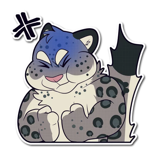Snow Leopard sticker 💢