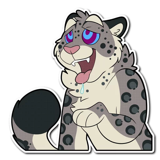 Snow Leopard sticker 🤤