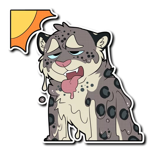 Snow Leopard sticker ☀