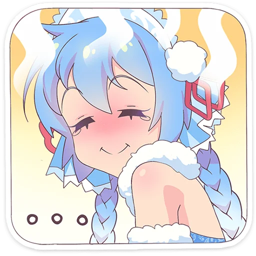 Снегурочка Юко emoji 😌