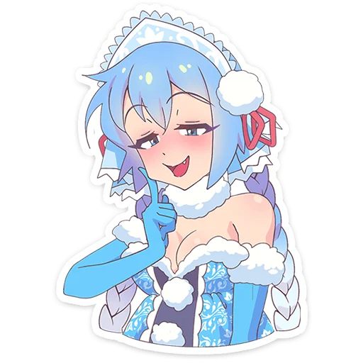 Снегурочка Юко emoji 😏