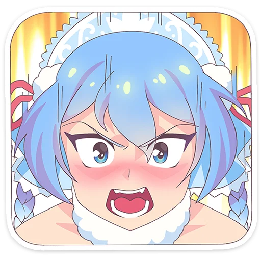 Снегурочка Юко emoji 😠