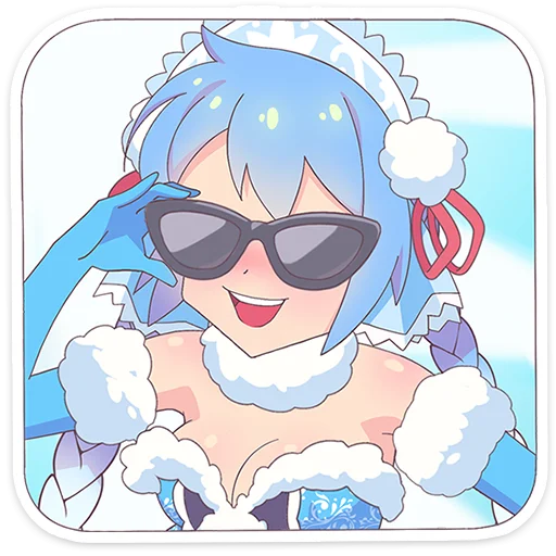 Снегурочка Юко emoji 😎