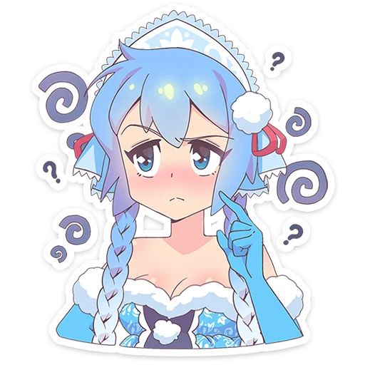 Снегурочка Юко emoji 🤔