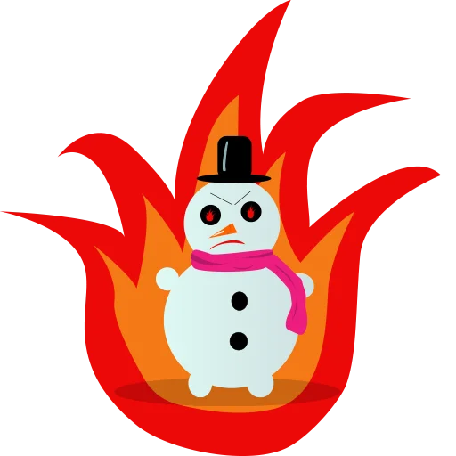 Стікер snowman kamilla 😡