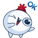 Snowball emoji 👌