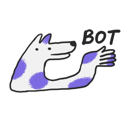 Telegram Sticker «crococow dog» 💁‍♀️