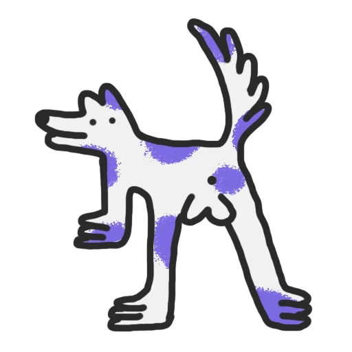 Telegram Sticker «crococow dog» 🌰
