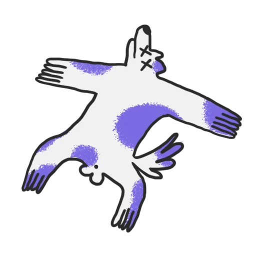 Telegram Sticker «crococow dog» ⚰️