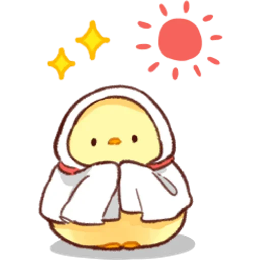 Soft and Cute Chicks Summer stiker 🔥