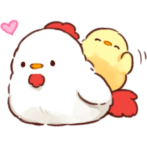 Soft and Cute Chicks Winter  emoji 👋