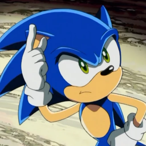 Telegram stiker «Sonic X» 🤔