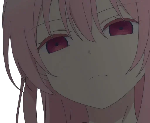 Стикер Аниме грусть | Anime sadness 😒