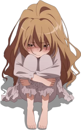 Telegram stiker «Аниме грусть | Anime sadness» ❤️