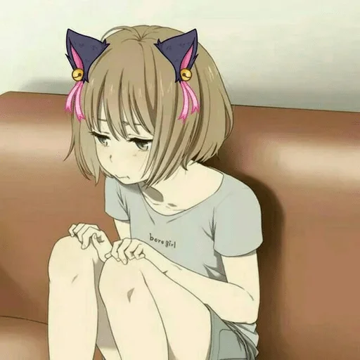 Telegram stiker «Аниме грусть | Anime sadness» 🌟