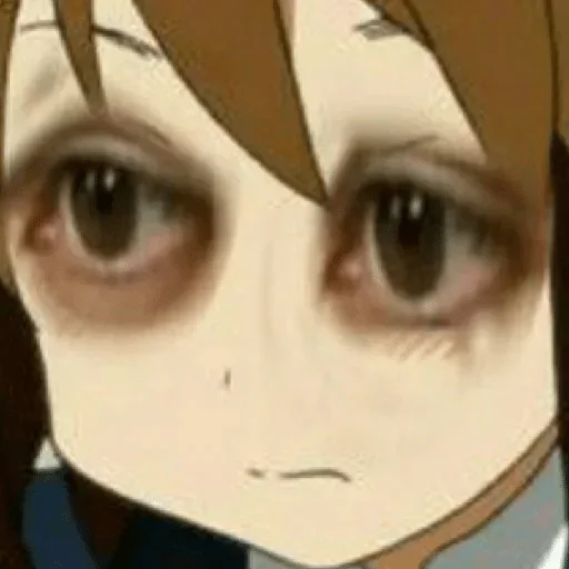 Аниме грусть | Anime sadness stiker 😒