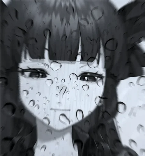 Стікер Telegram «Аниме грусть | Anime sadness» 😭