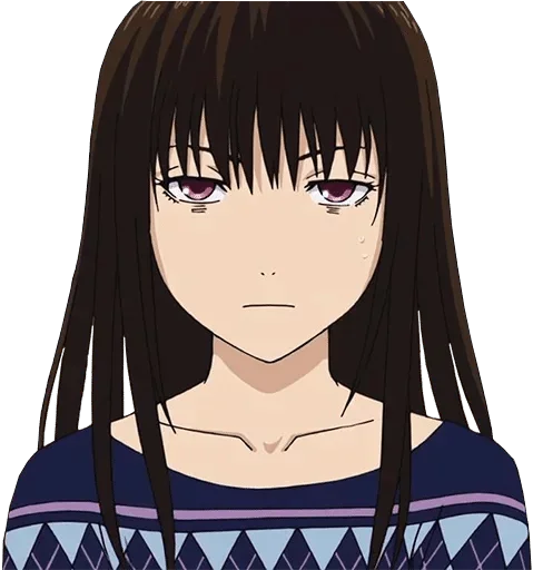 Стикер Telegram «Аниме грусть | Anime sadness» 😒